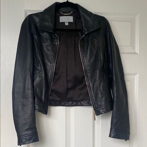 Hugo Boss Women's Black Leather Jacket